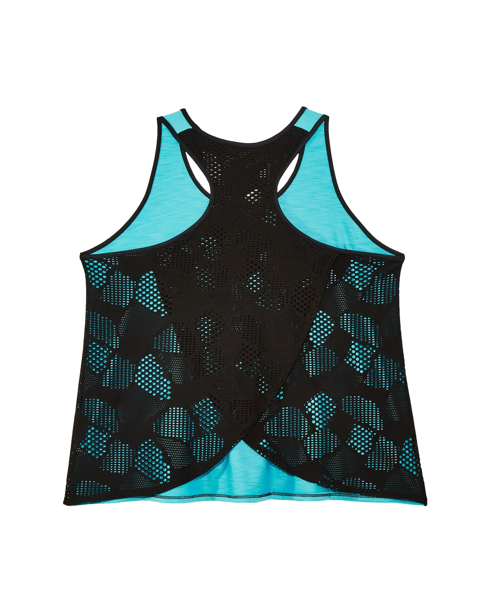 Rowan Tank with Mesh Back | Turquoise / Black