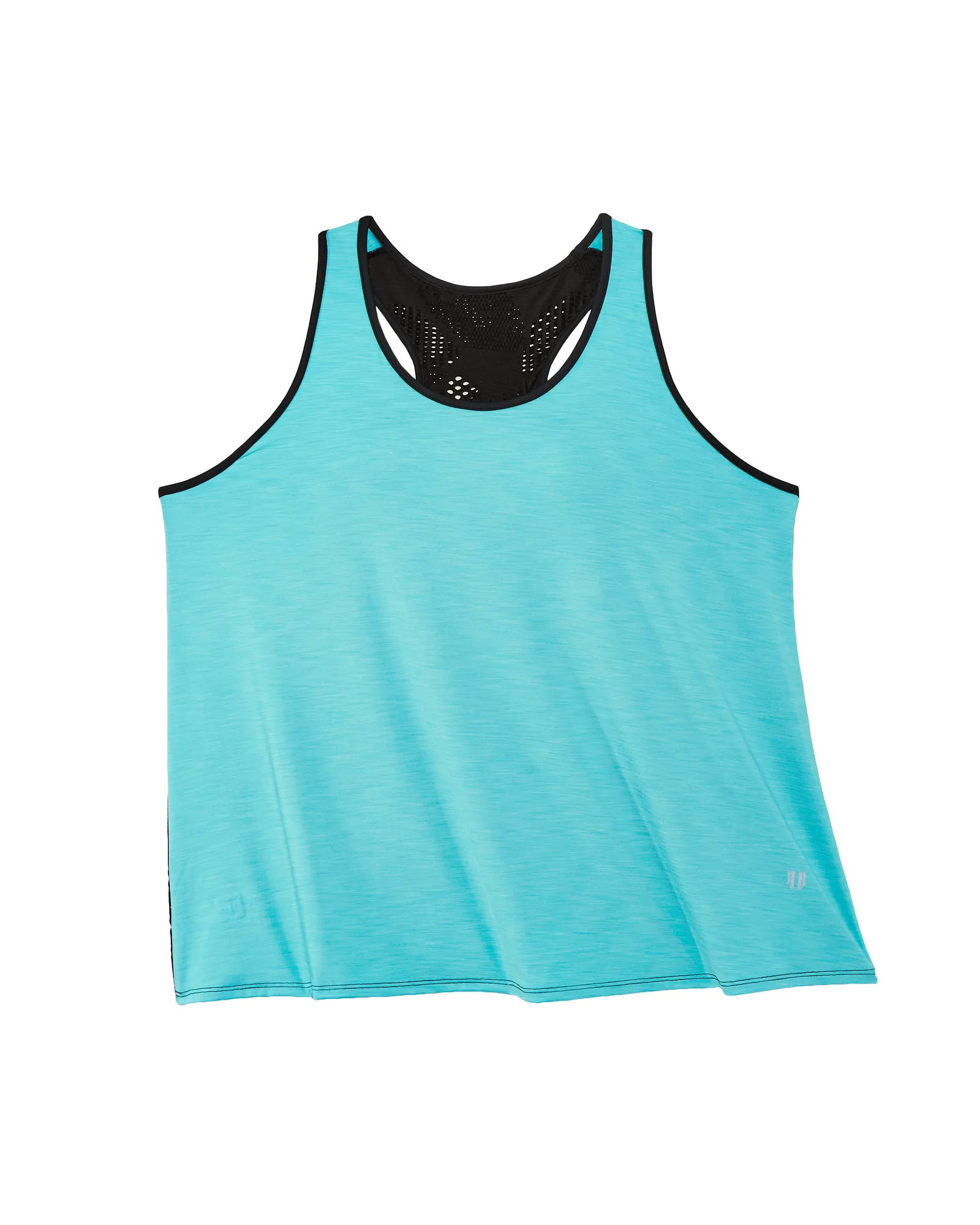 Rowan Tank with Mesh Back | Turquoise / Black