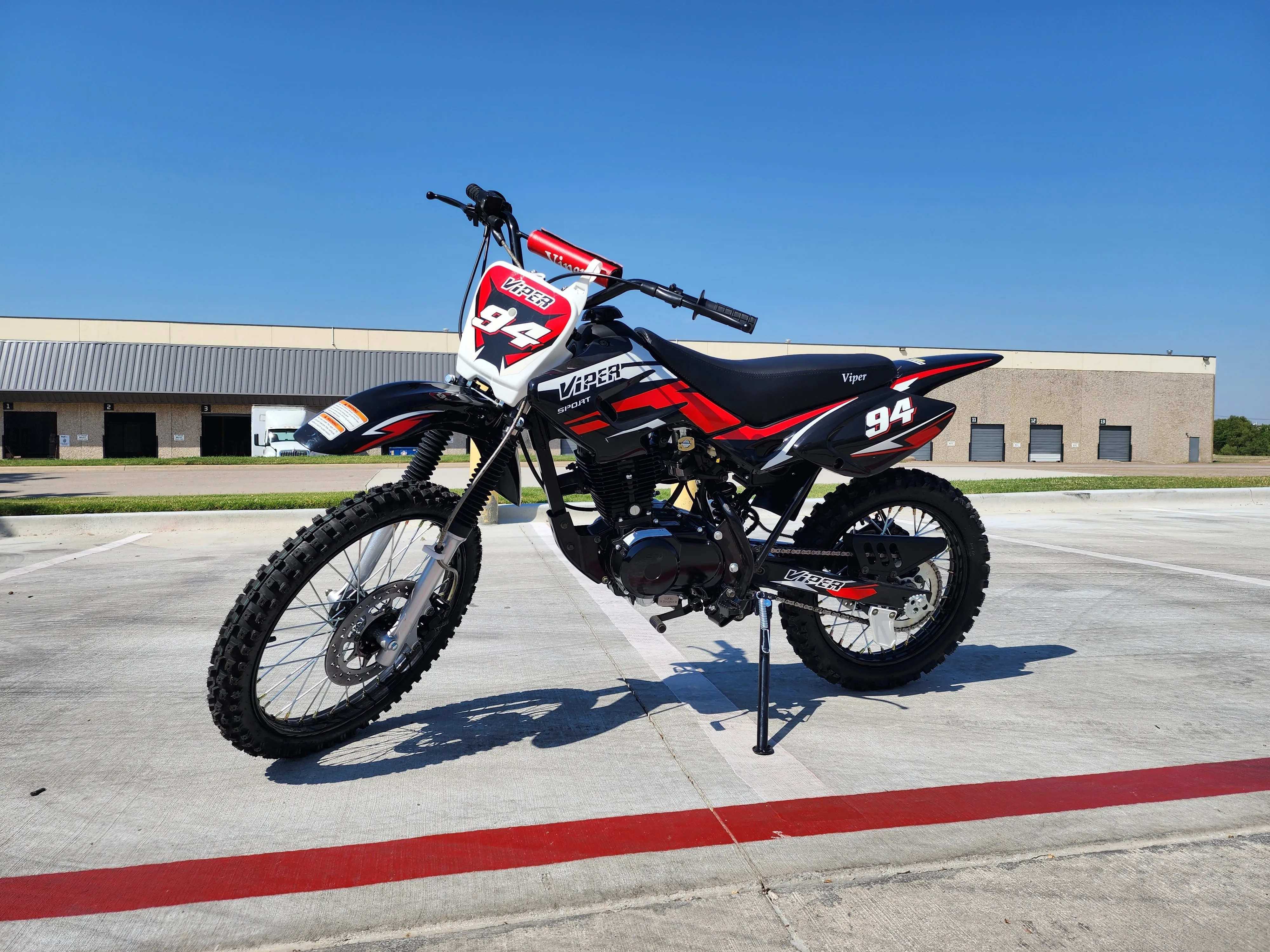 RPS Full Size MX Viper-E Electric Start, 150cc Dirt Bike, 5 speed manual trans, -OFF ROAD ONLY