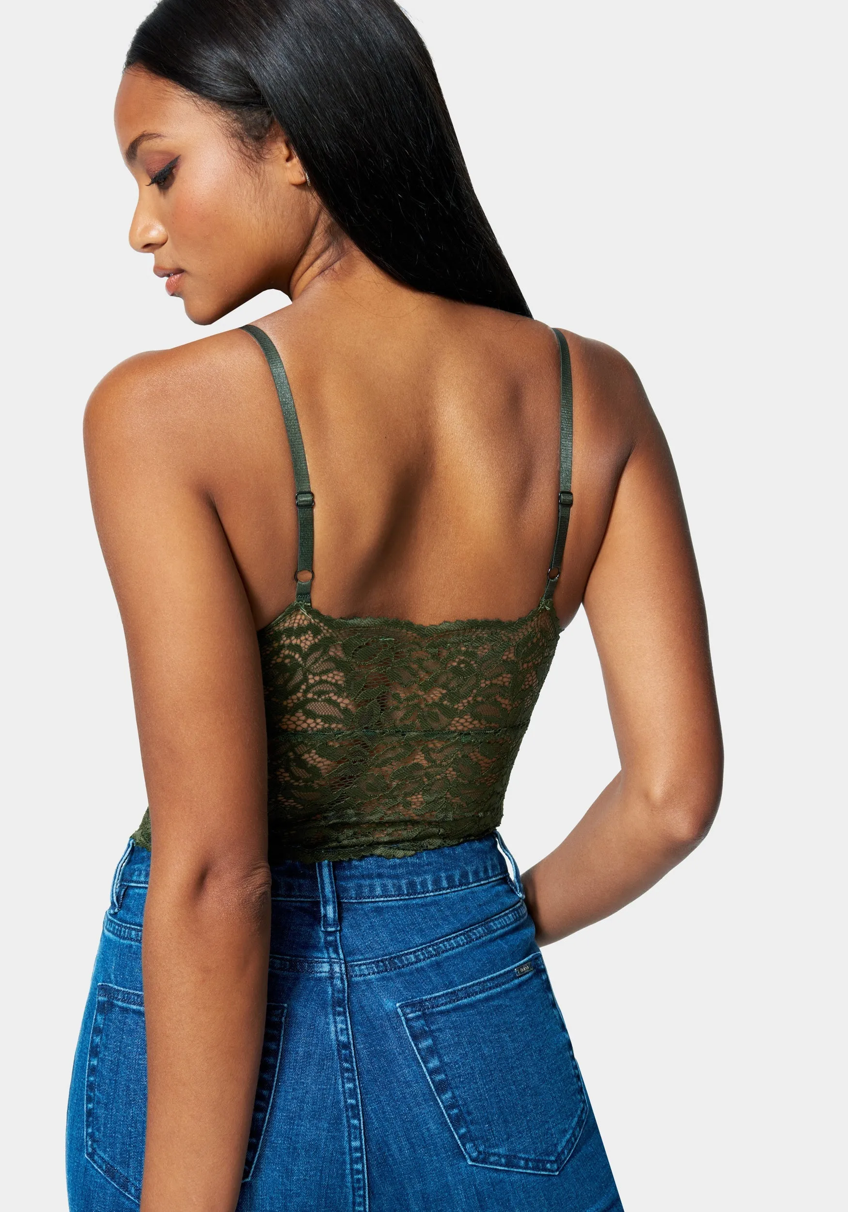 Scallop Trim Lace Bralette