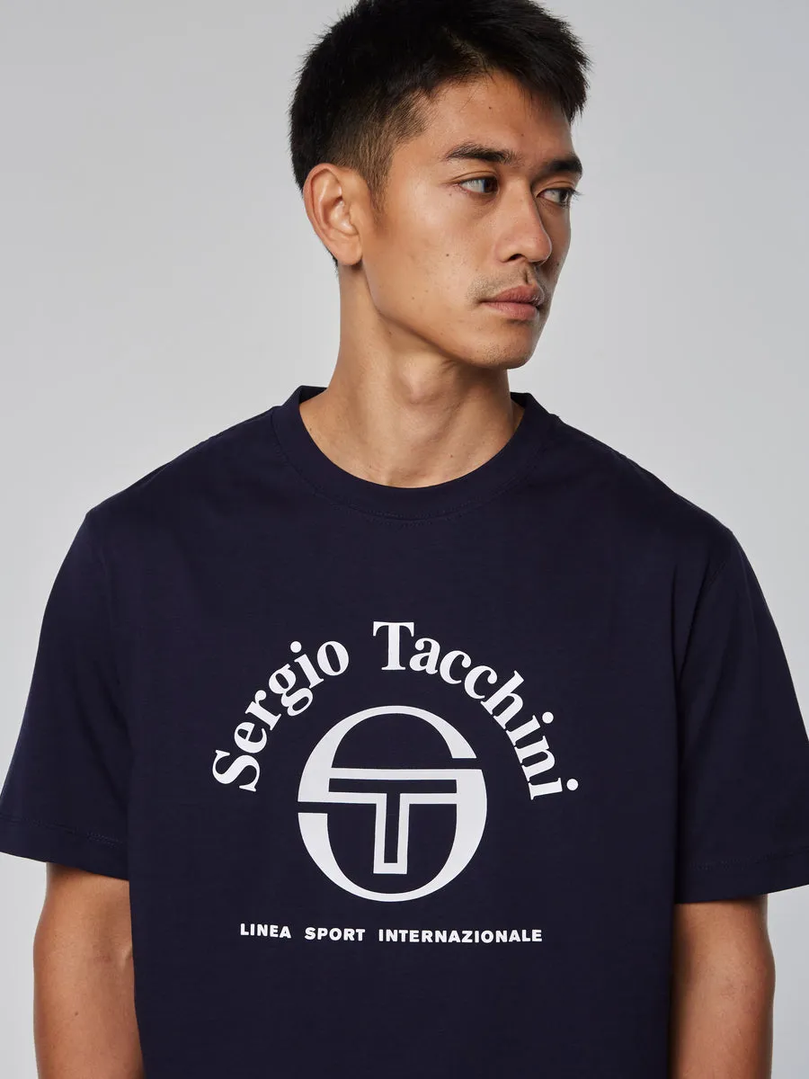 Sergio Tacchini Men's Short Sleeve Arch Type T-Shirt