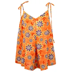 Short Jumpsuit - Summer Floral