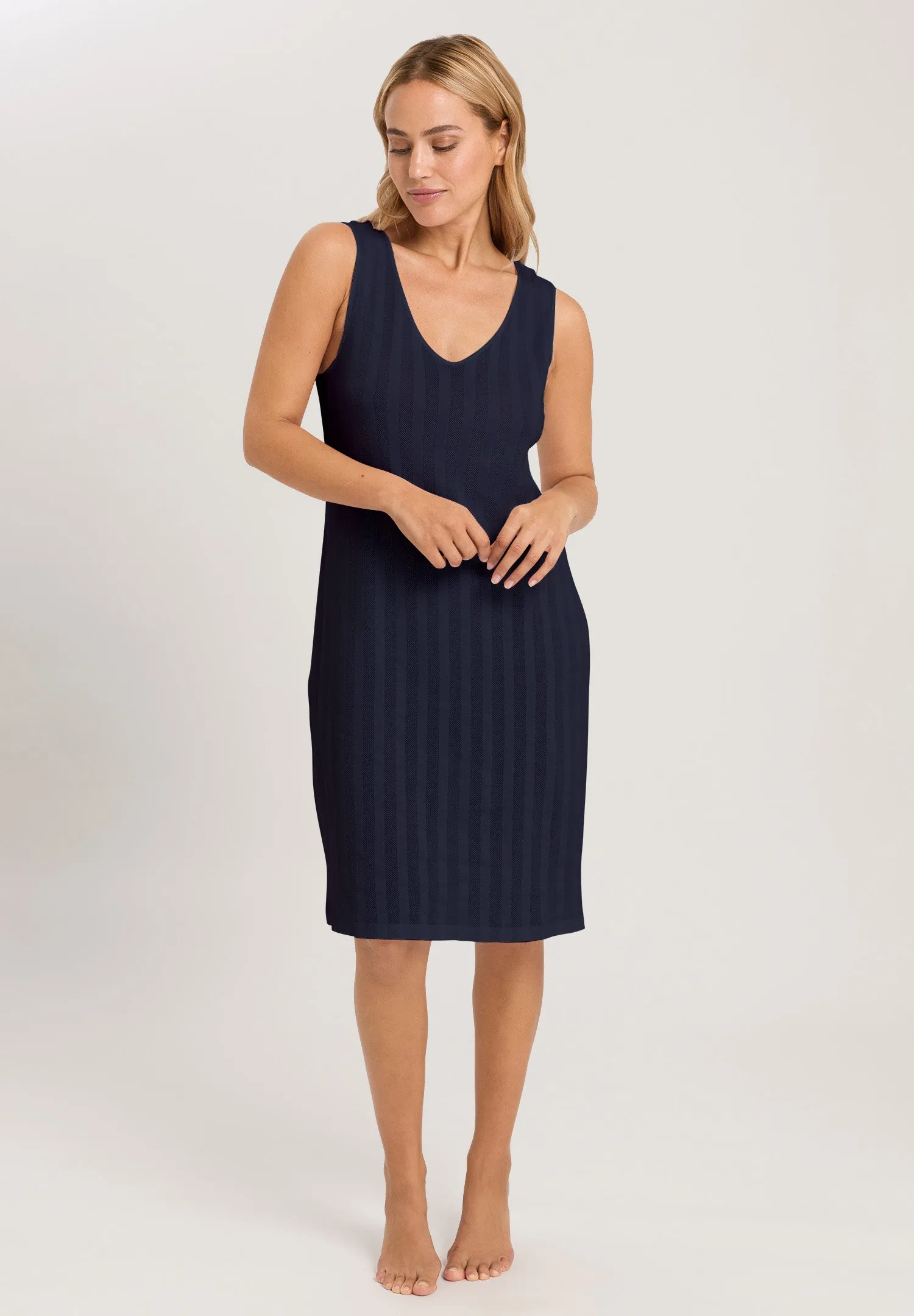 Simone Organic Cotton Tank Nightgown | Deep Navy 74905-1610