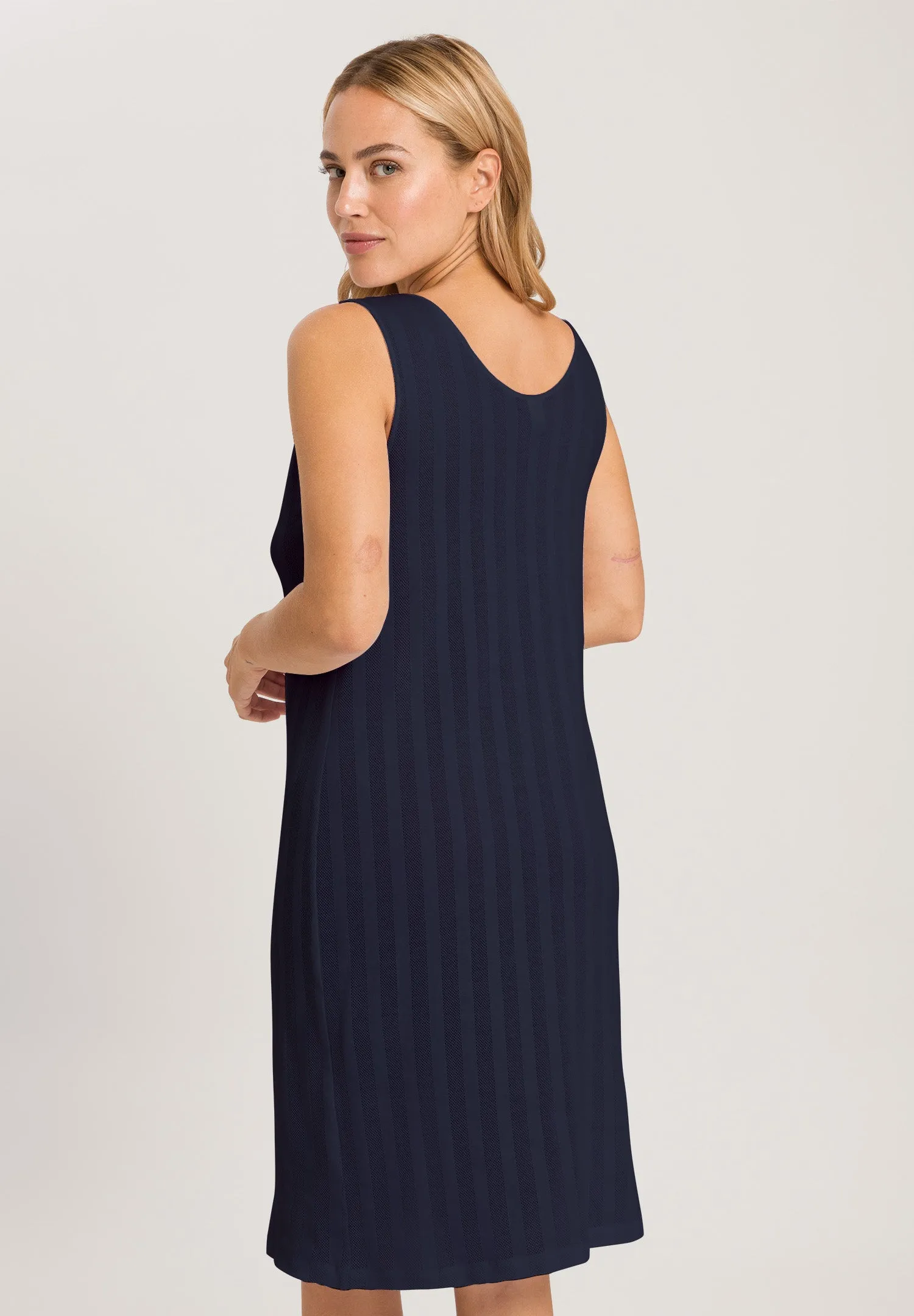 Simone Organic Cotton Tank Nightgown | Deep Navy 74905-1610