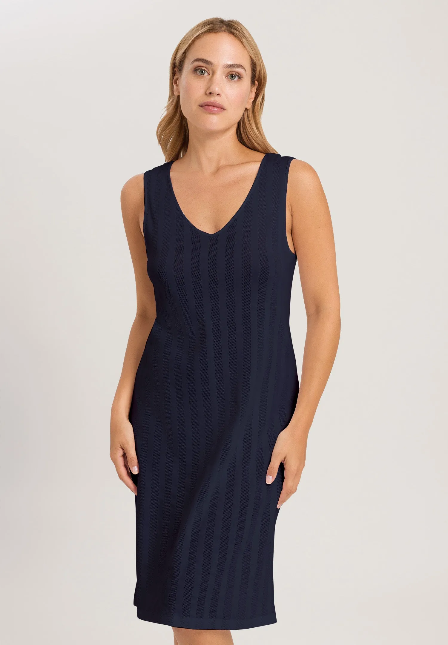 Simone Organic Cotton Tank Nightgown | Deep Navy 74905-1610