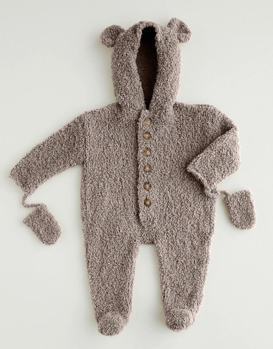 Sirdar - Baby Teddy Bear Romper in Snuggly Snowflake Chunky - Knitting Pattern 5400