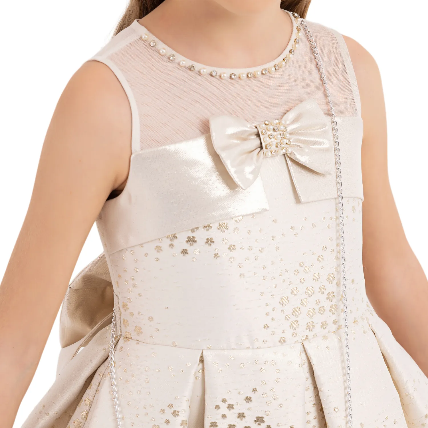 Sleeveless Chic Girls Formal Dress