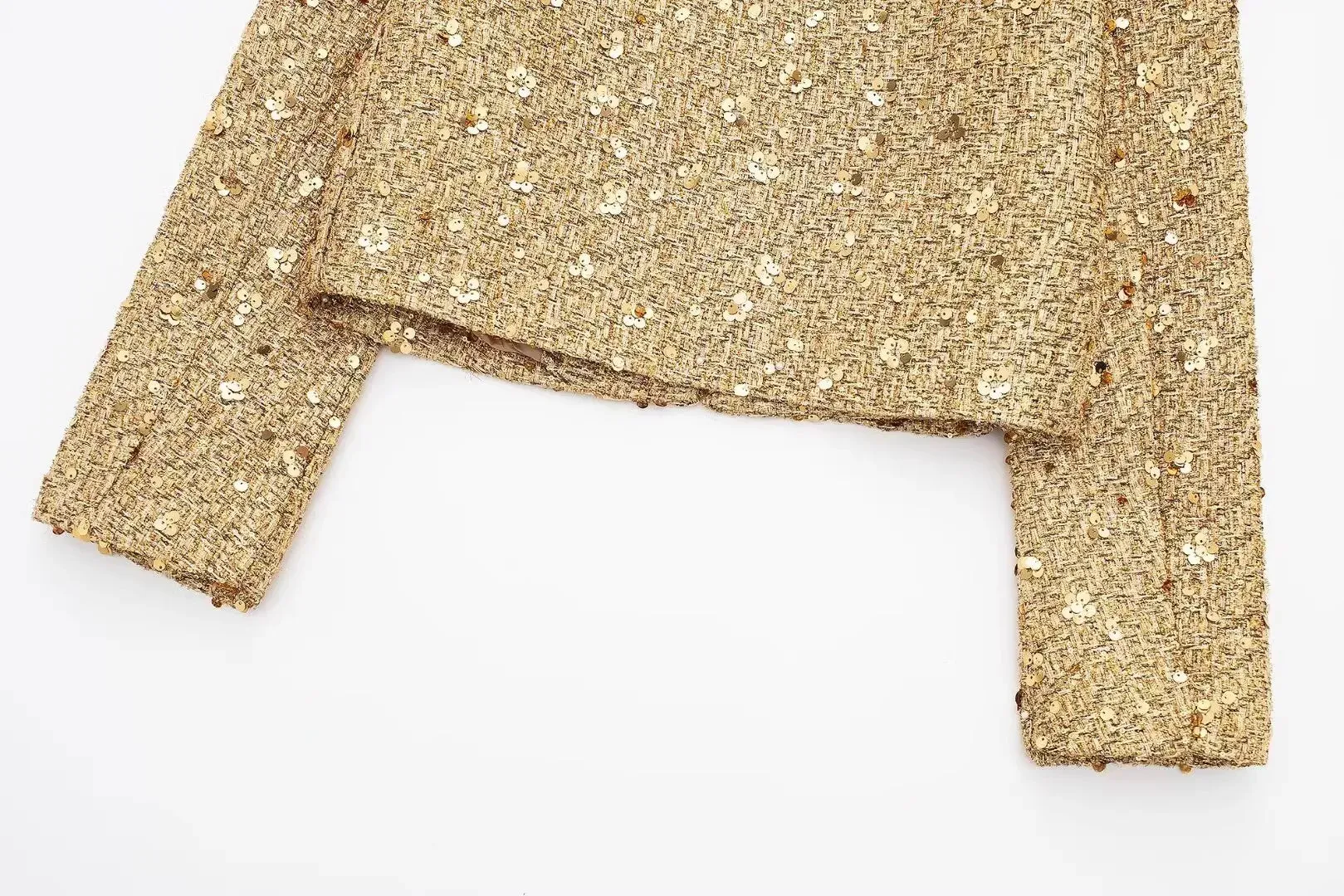 Sparkle Sequin Zip-Up Party Jacket