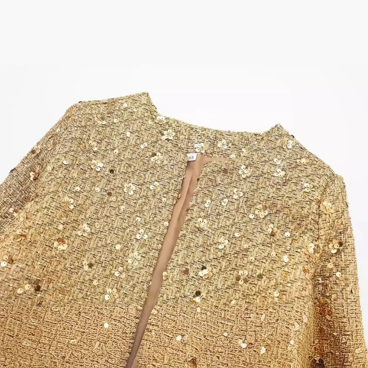 Sparkle Sequin Zip-Up Party Jacket