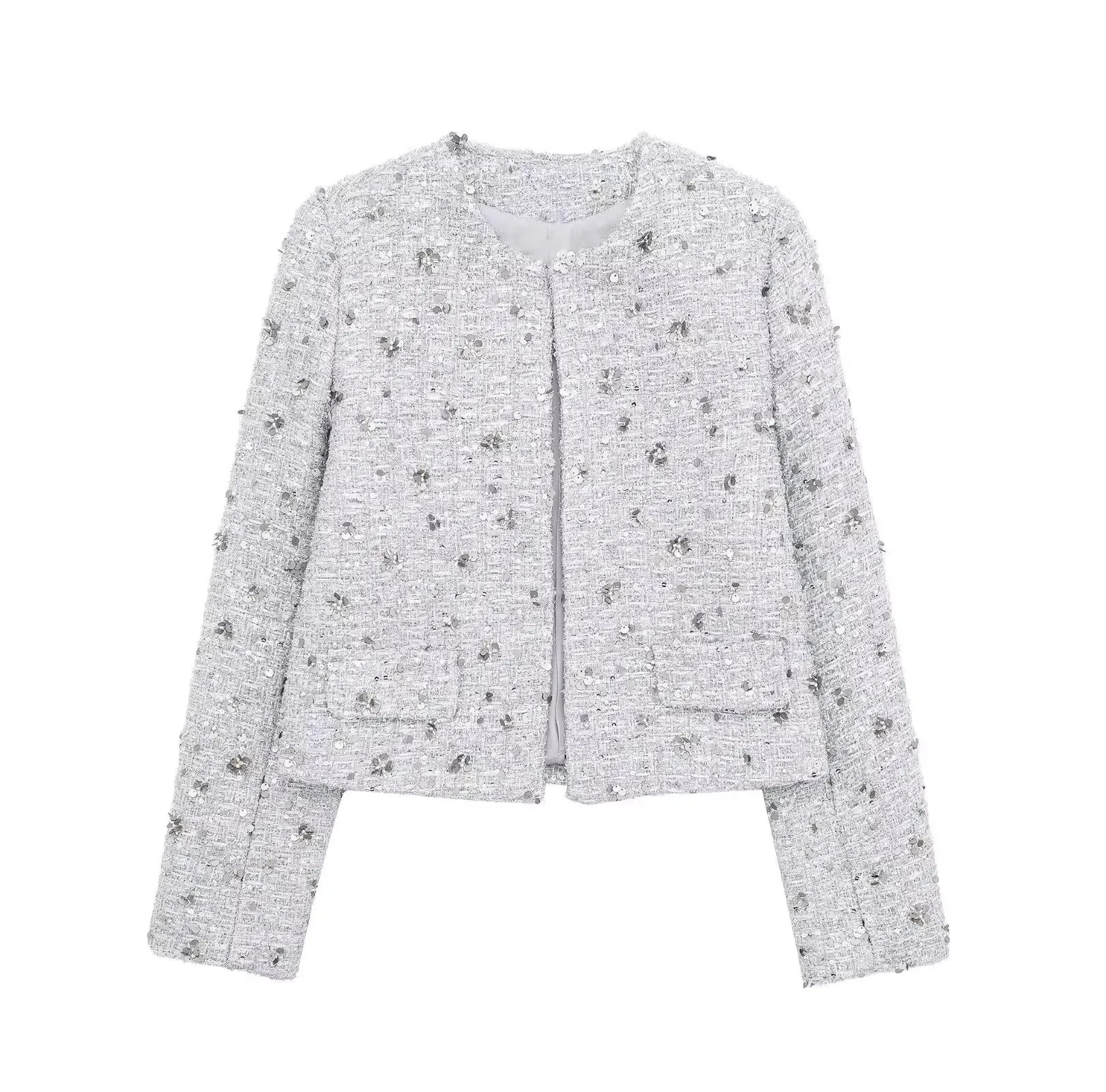 Sparkle Sequin Zip-Up Party Jacket