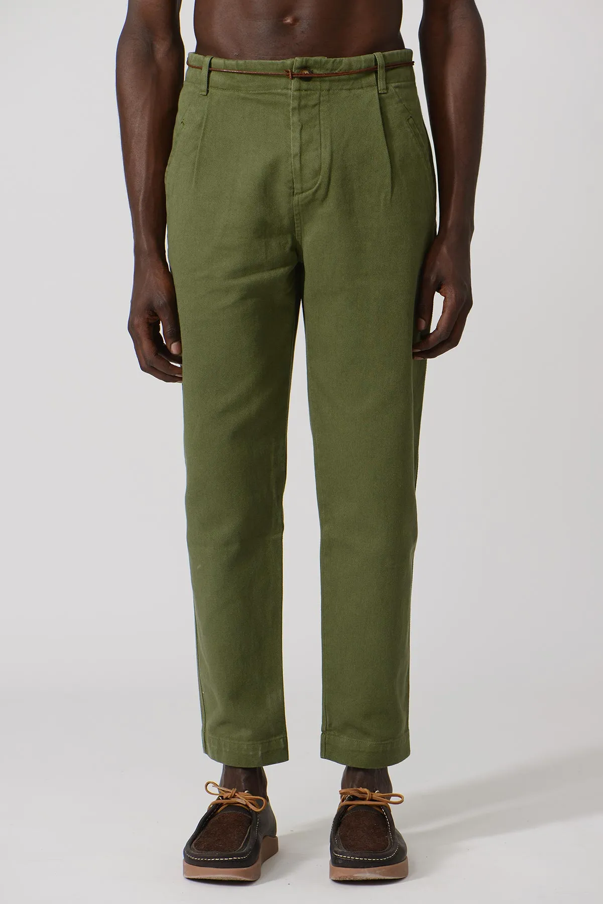 SS24 EARLYMADE Emanuel Pants — SAGE LEAF