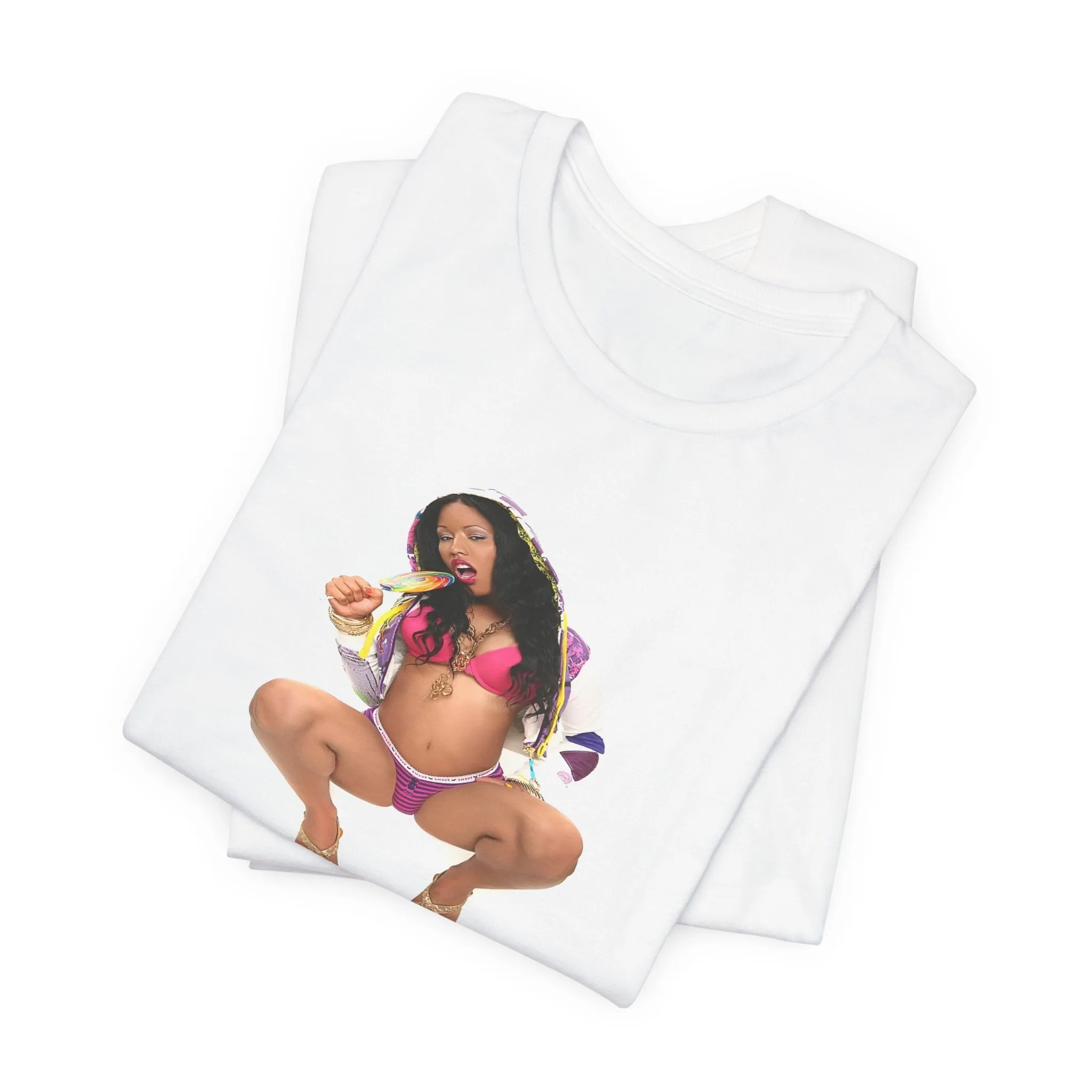 sucker free Nicki Unisex Black Tee