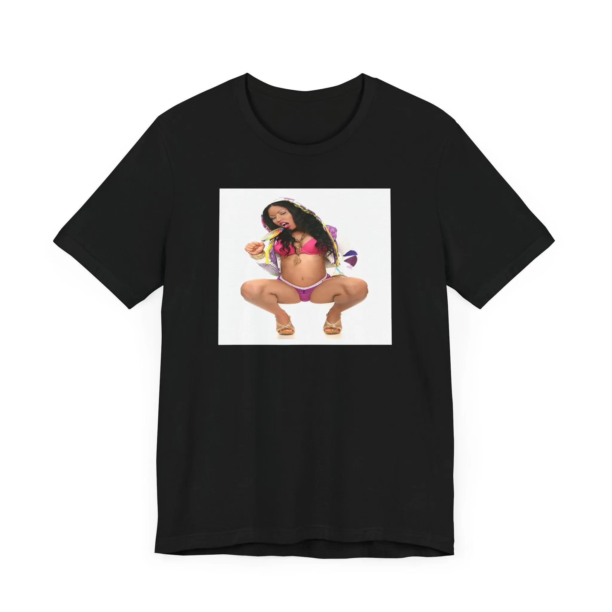 sucker free Nicki Unisex Black Tee