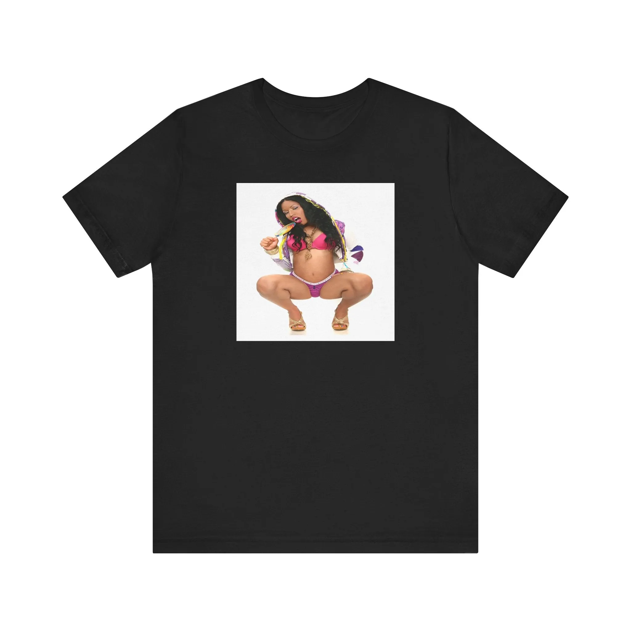 sucker free Nicki Unisex Black Tee