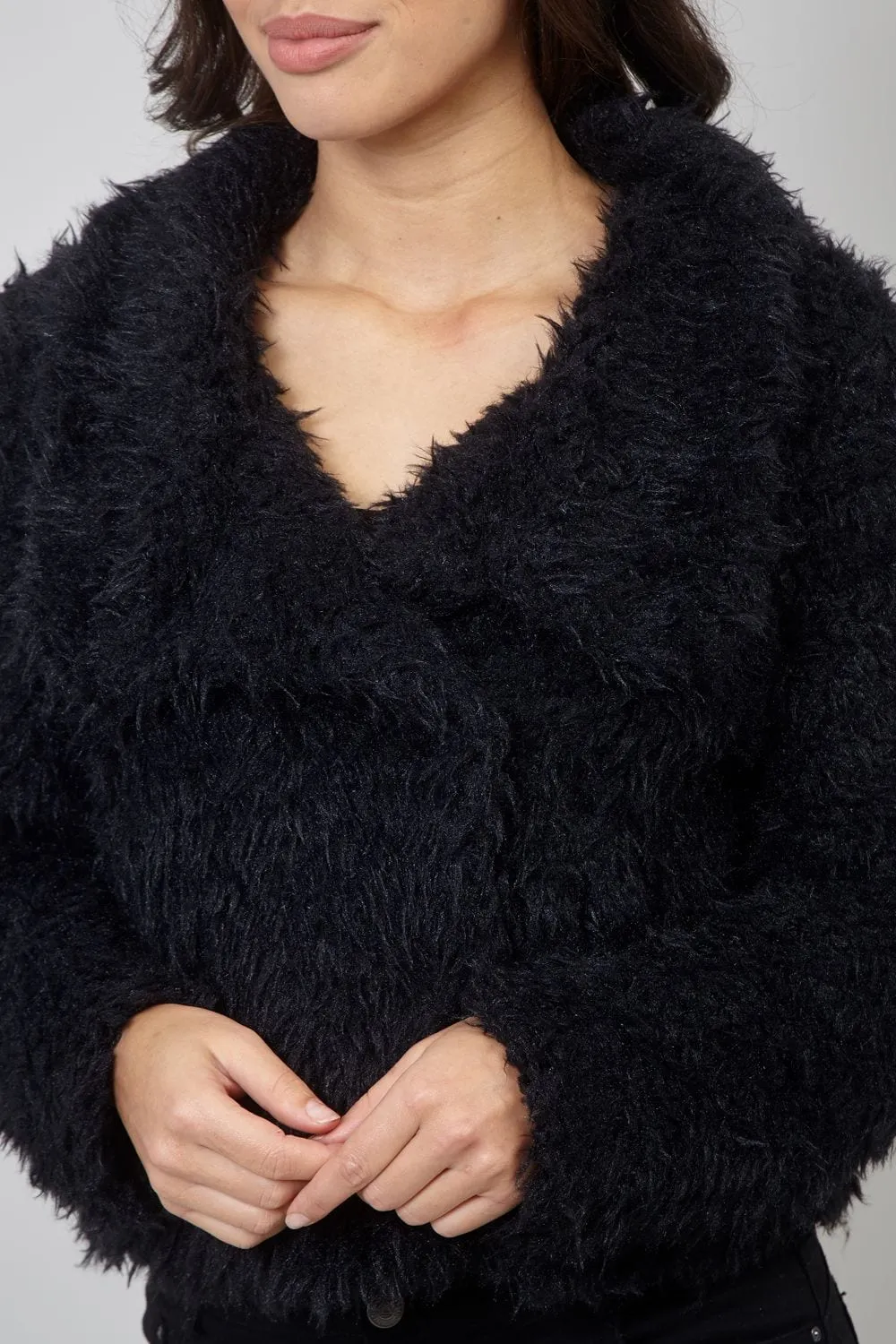 Teddy Fur Oversized Jacket