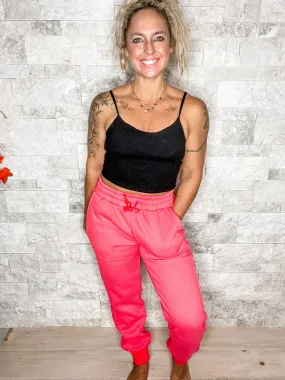 The Ava Joggers in Coral (S-2XL)