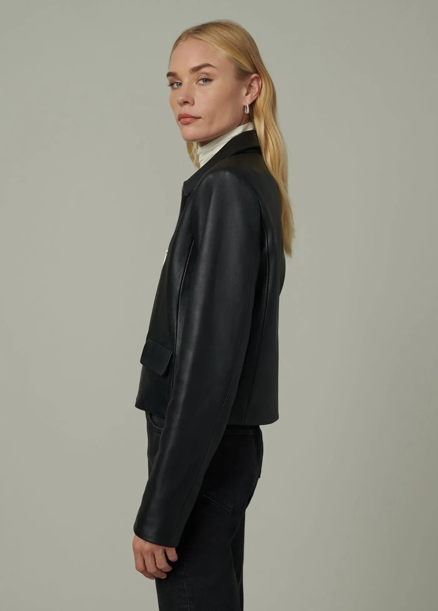 THE MAREN LEATHER JACKET