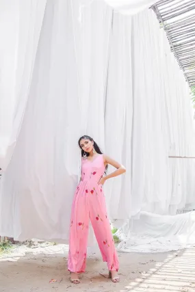 The Pink Poppy Jumpsuit