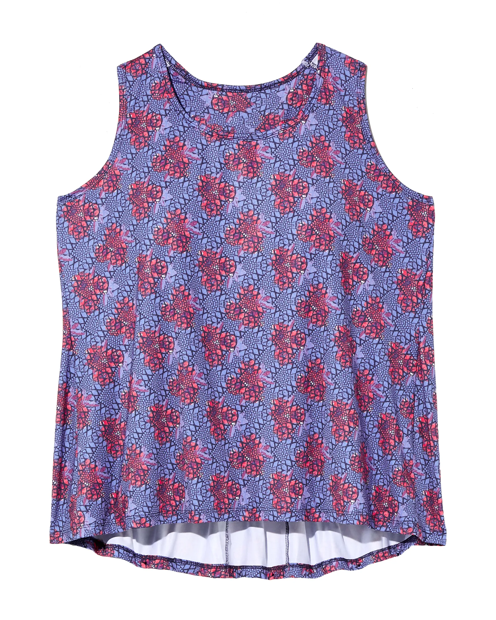 Tulip Tank | Azure Blue / Red