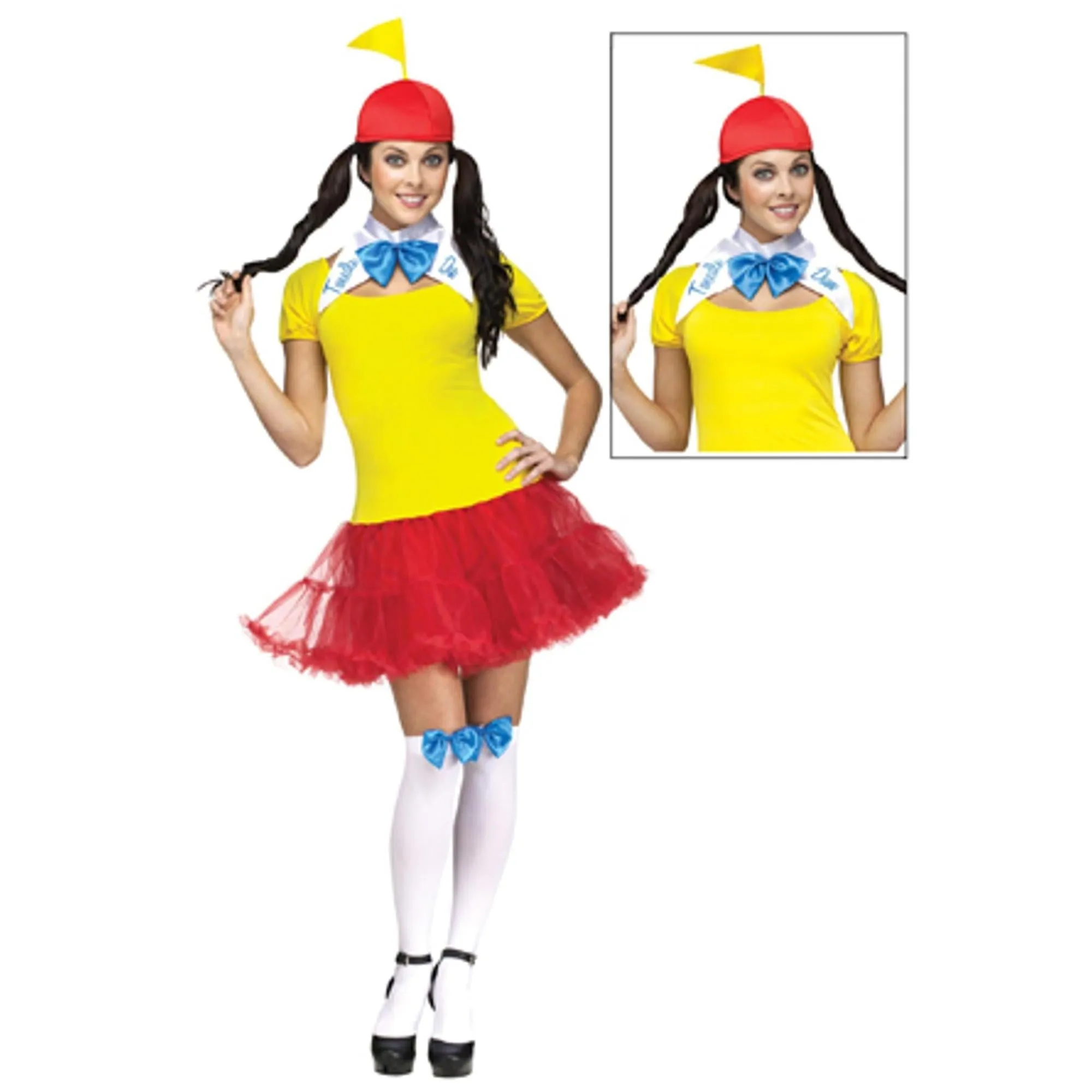 Tweedle Dee Dum Costume - Sm/Md 2-8 Adult