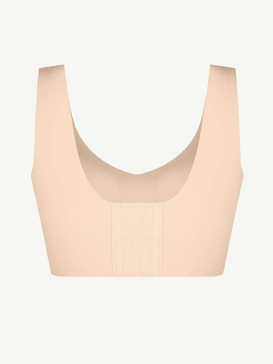 V-Neck Seamless Smoothing Tank Bra