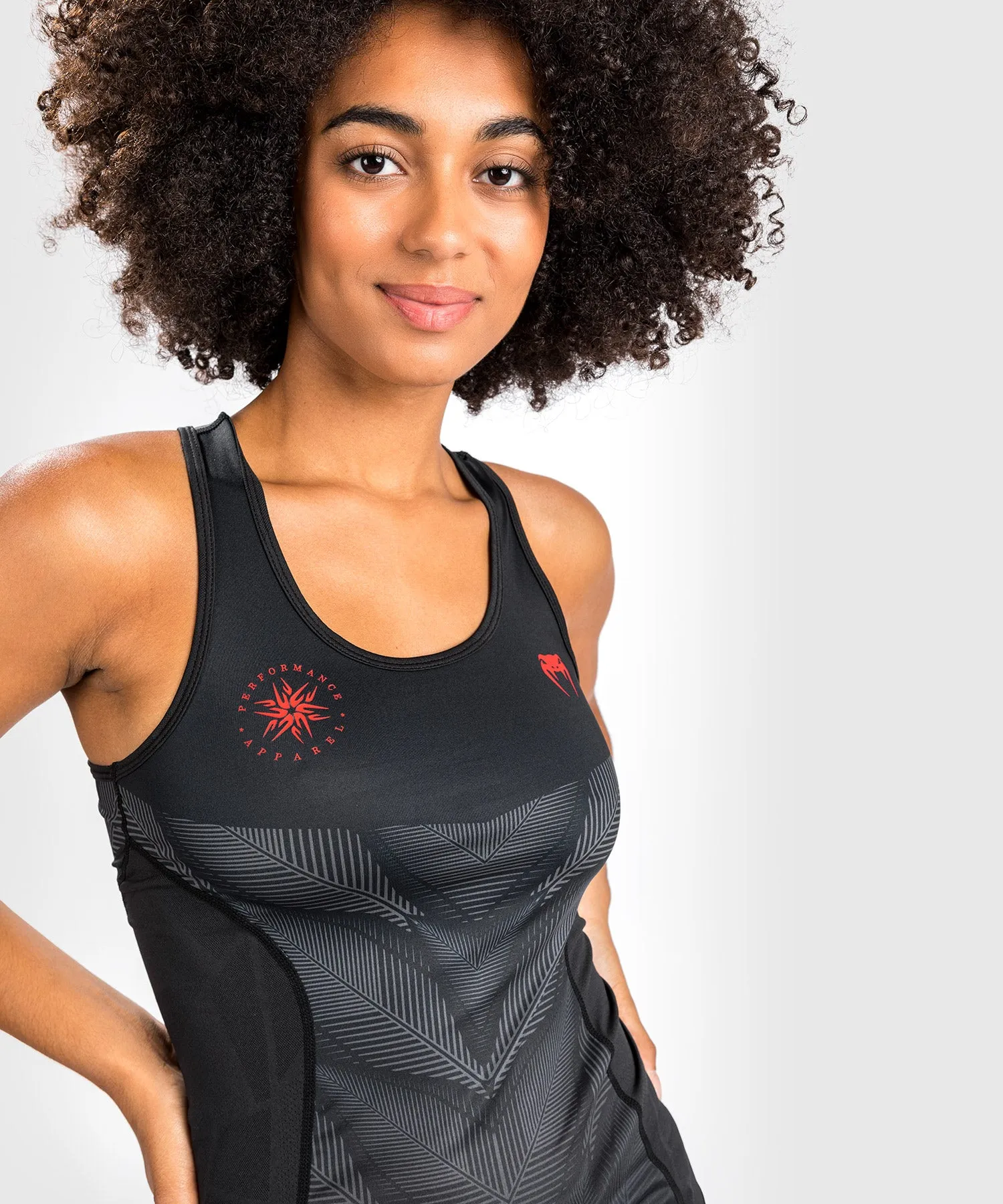 Venum Phantom Dry Tech Tank Top - For Women - Black/Red