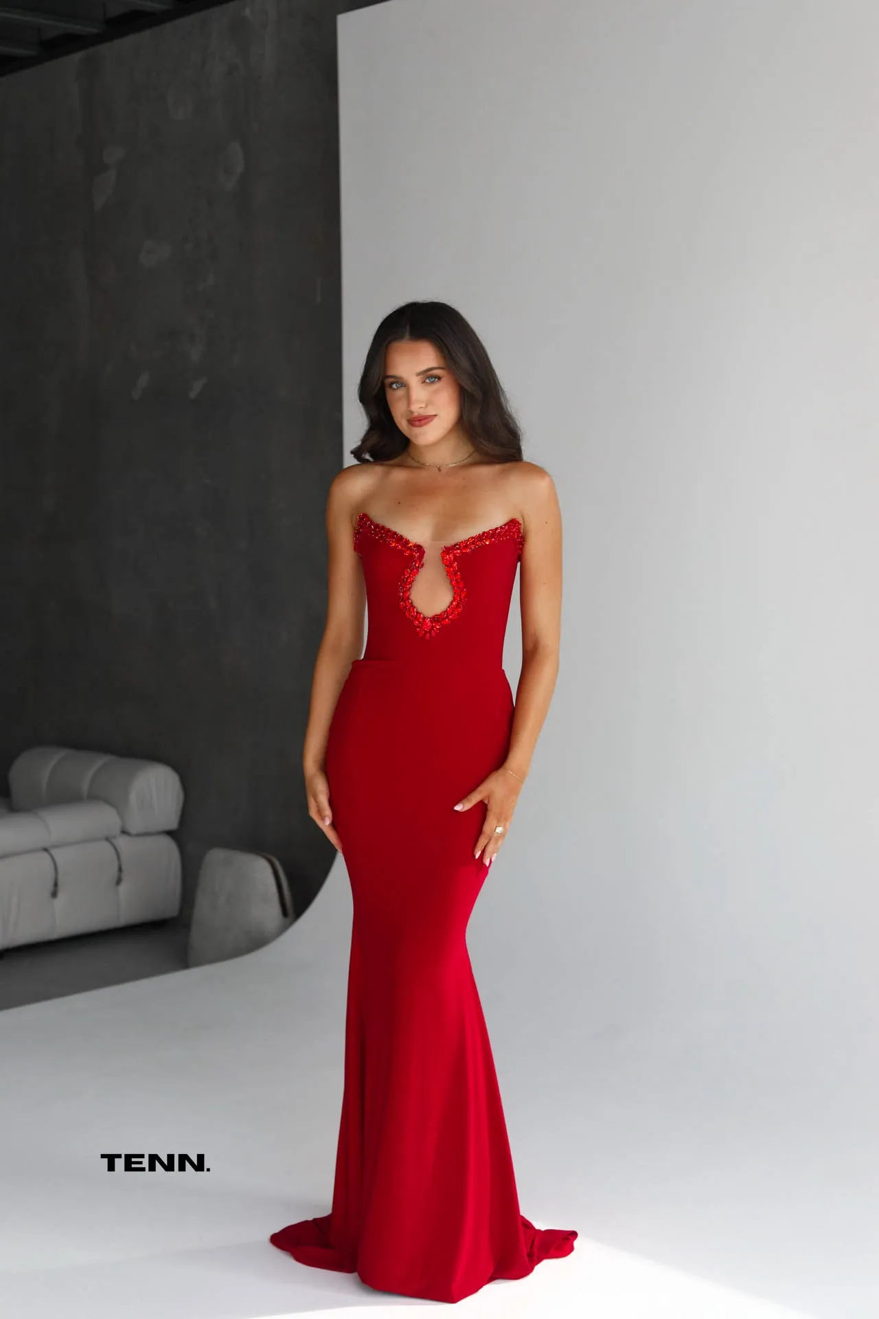 Victorie Gown - Cherry