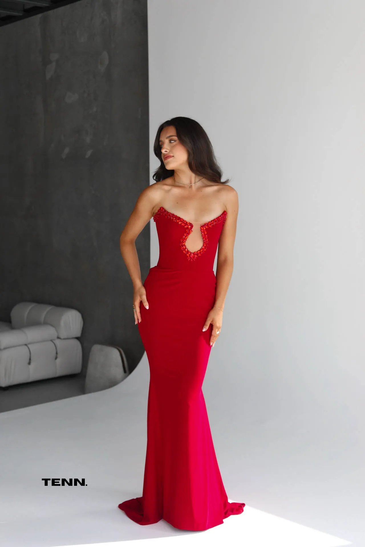 Victorie Gown - Cherry