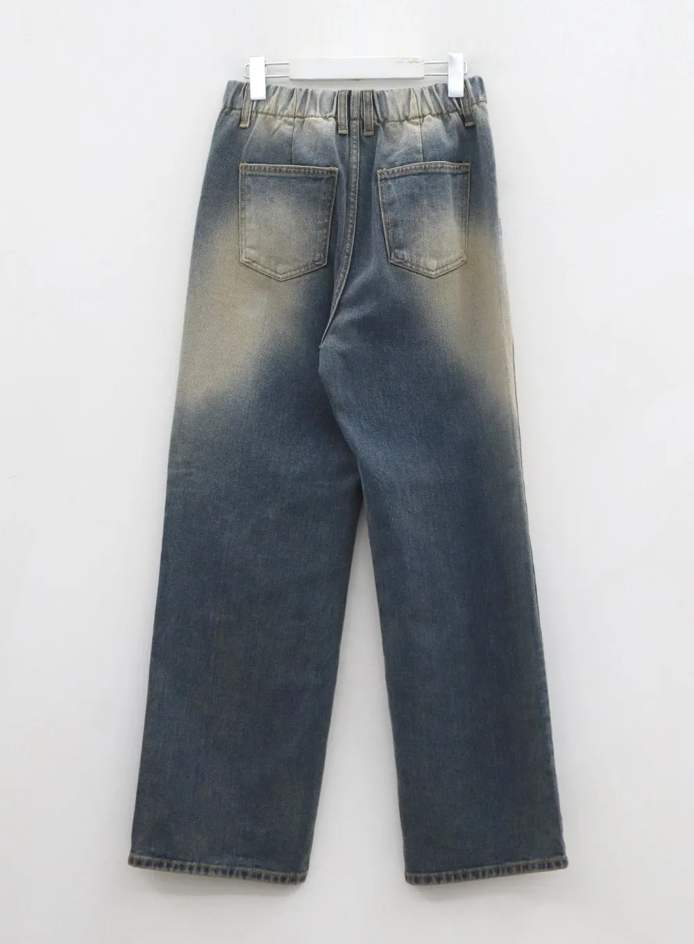 Vintage Washing Wide Jeans CD09