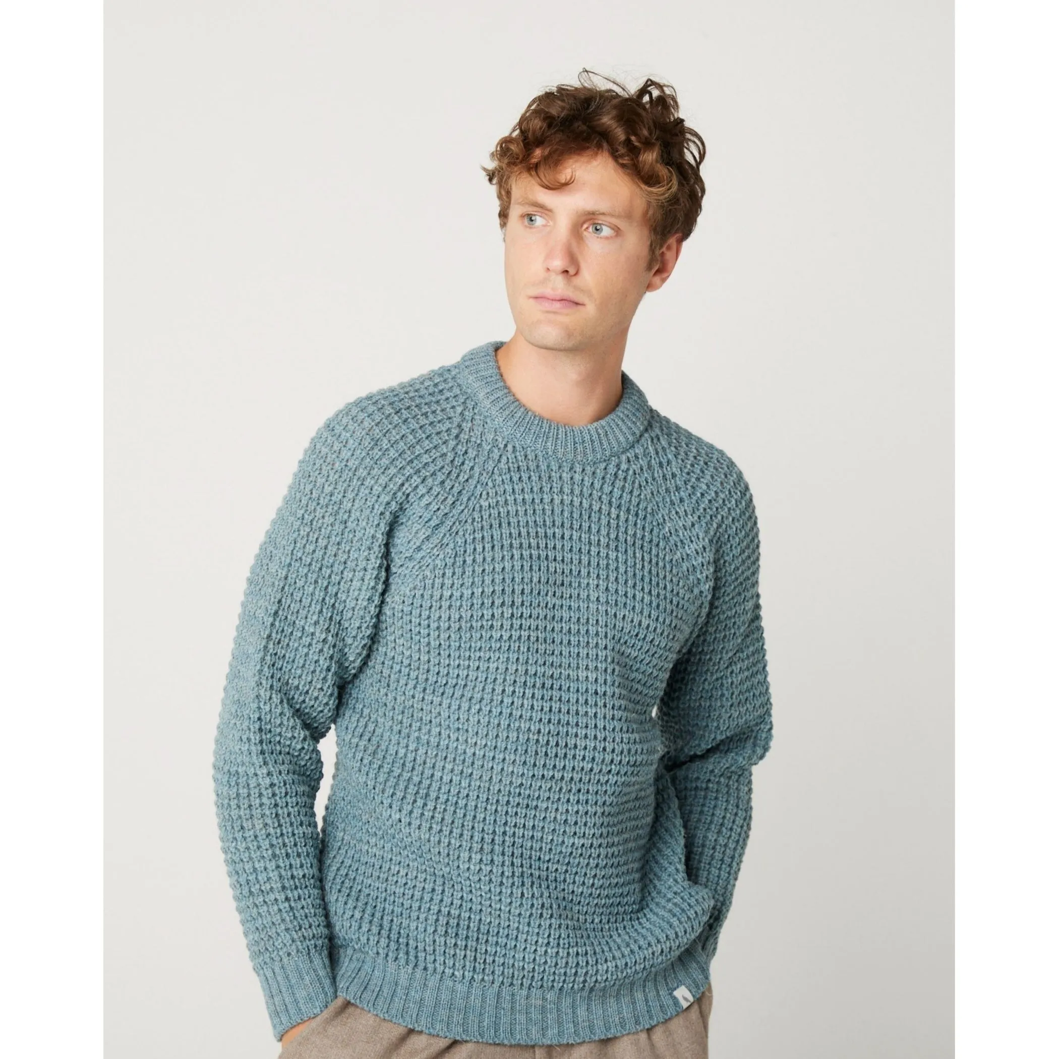 Waffle Crew Neck Jumper