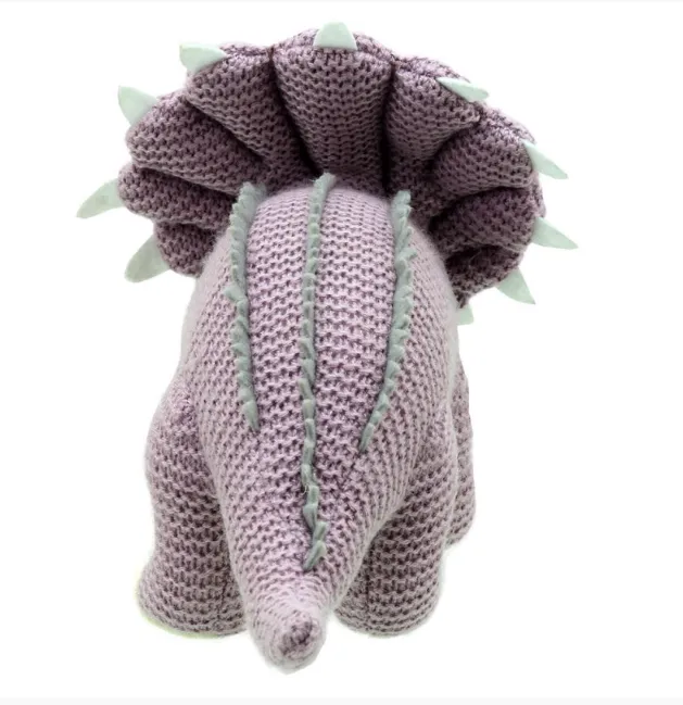 Wilberry Knitted Triceratops