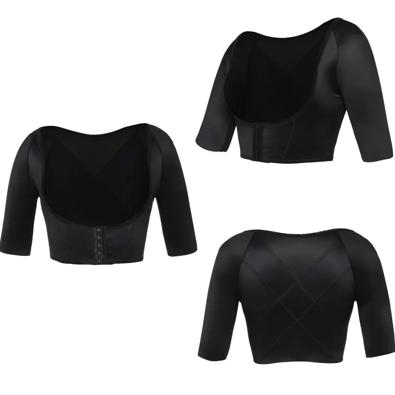 Women's Back Support Posture Corrector Short Sleeve Slimmer Shaper