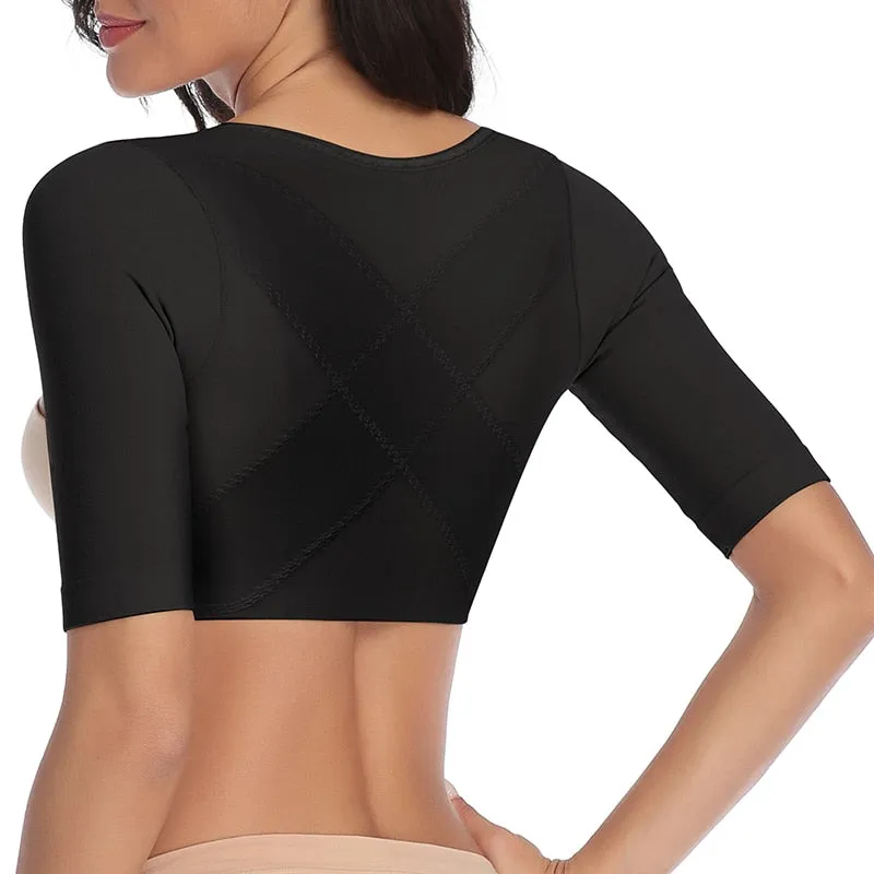 Women's Back Support Posture Corrector Short Sleeve Slimmer Shaper