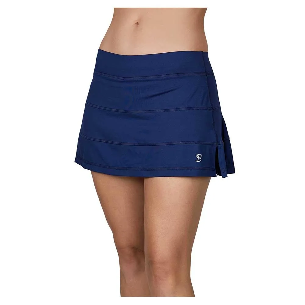 Women's UV Colors 13 Inch Tennis Skort Navy