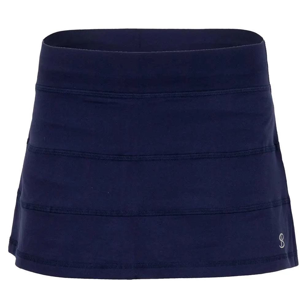 Women's UV Colors 13 Inch Tennis Skort Navy