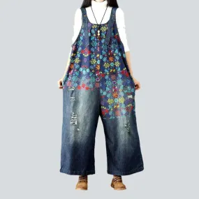 Y2k jean jumpsuit for ladies