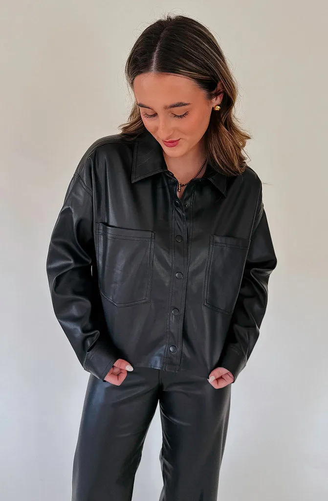 Z SUPPLY ALL DAY FAUX LEATHER JACKET