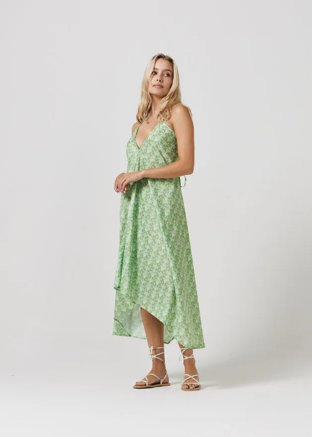 Zesty Lime Grecian Dress